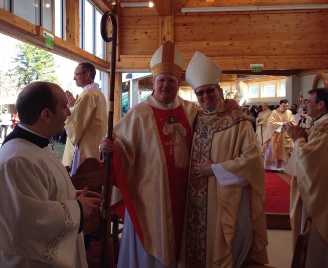 Cardinal Dolan and Bishop Scharfenberger