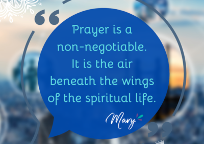 Prayer is a non-negotiable on the Lenten journey