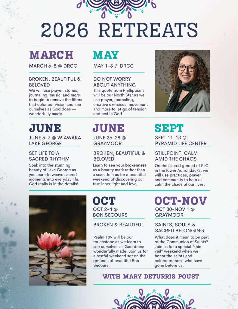 2026 Retreat Schedule