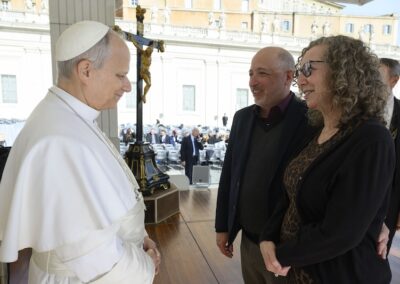 Meeting Pope Leo. For real!